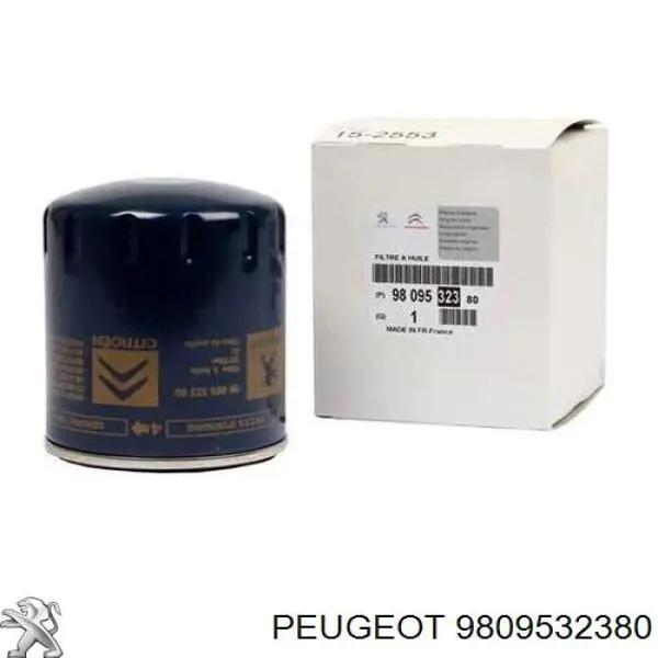 Filtr oleju Peugeot/Citroen 9809532380 cena, od 10,86 USD