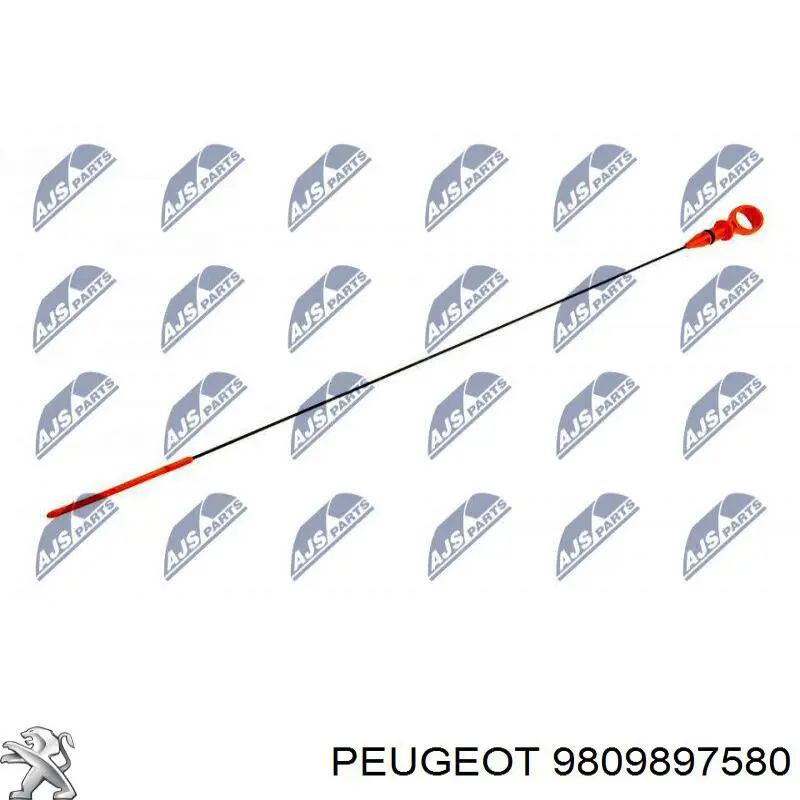 9809897580 Peugeot/Citroen Bagnet poziomu oleju w silniku