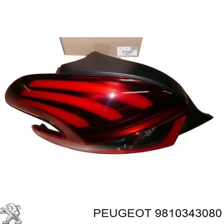 Lampa zespolona tylna lewa Peugeot/Citroen 9810343080 cena, od 78,32 USD