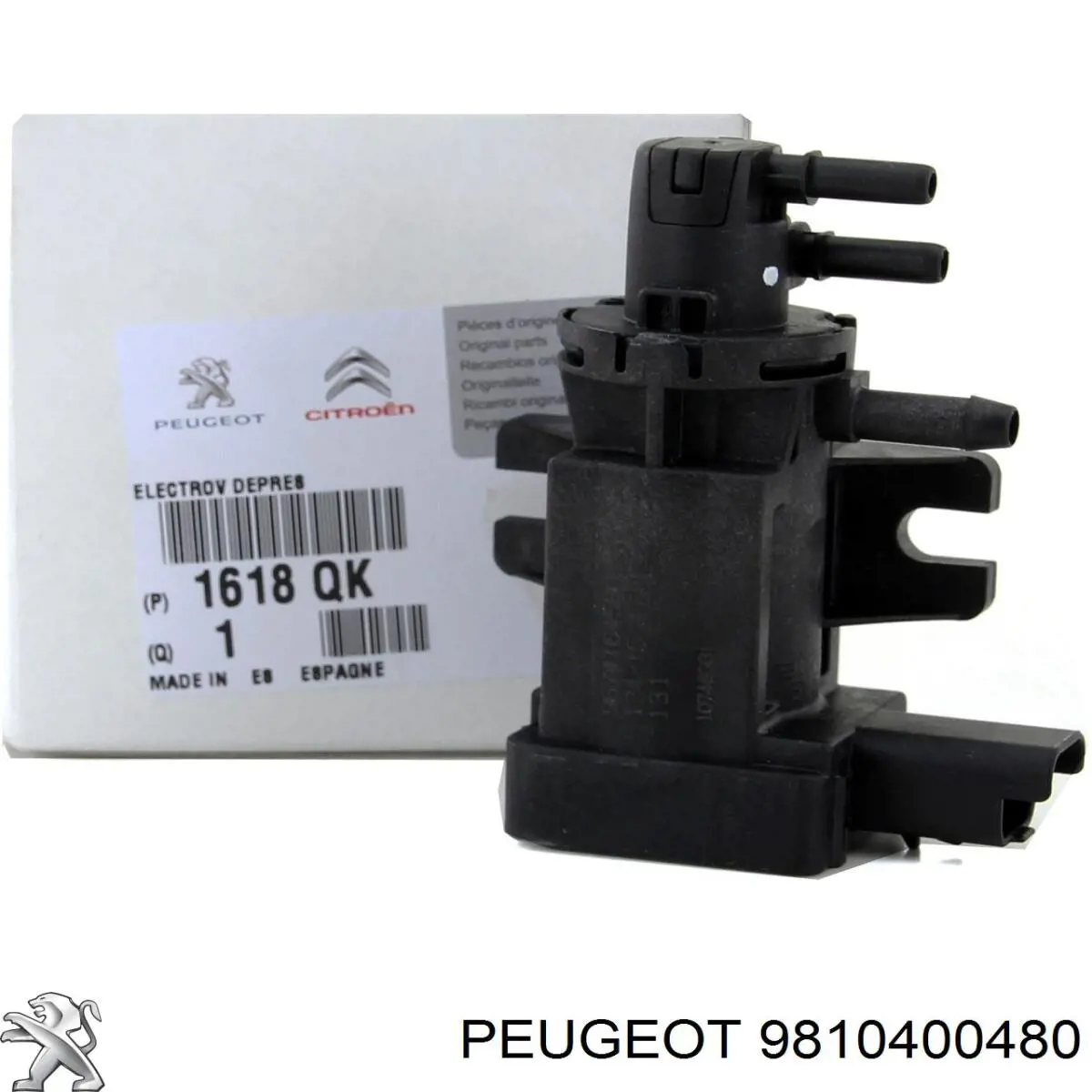Przetwornik ciśnienia (solenoid) doładowania 9810400480 Peugeot/Citroen