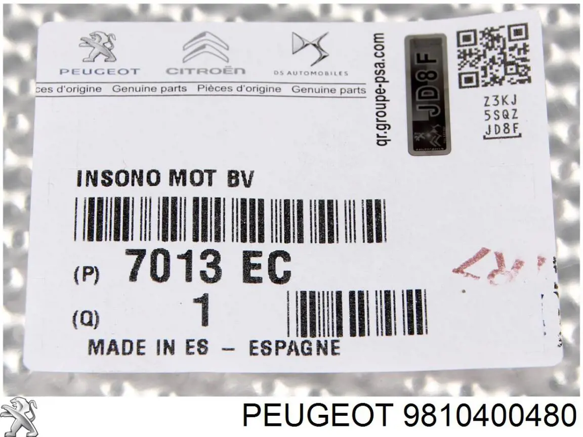 Przetwornik ciśnienia (solenoid) doładowania Peugeot/Citroen 9810400480 cena, od 60,44 USD