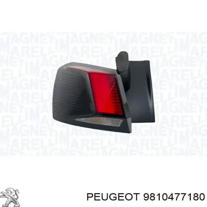 Lampa zespolona tylna lewa zewnętrzna 9810477180 Peugeot/Citroen