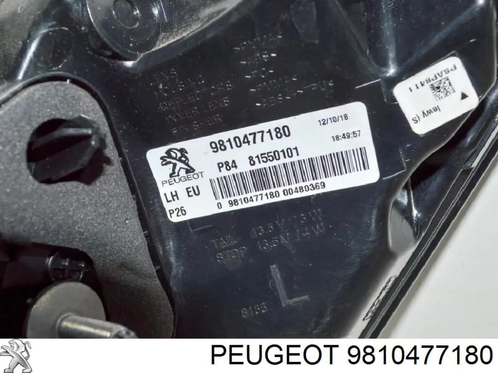 Do koszyka 9810477180 Peugeot/Citroen Lampa zespolona tylna lewa zewnętrzna