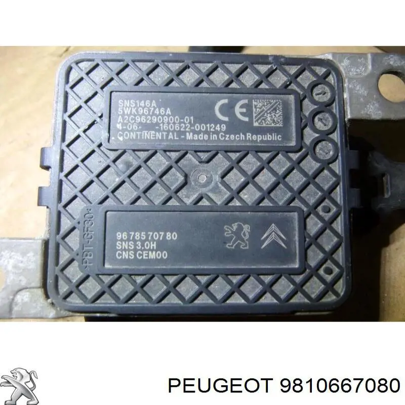 9810667080 Peugeot/Citroen Sonda lambda czujnik tlenu po katalizatorze
