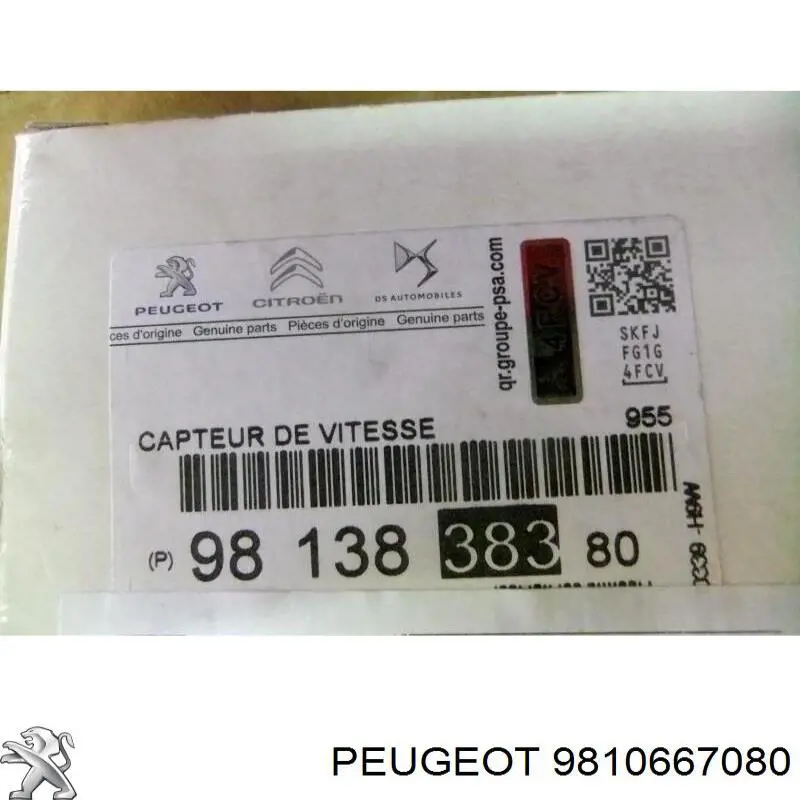 Do koszyka 9810667080 Peugeot/Citroen Sonda lambda czujnik tlenu po katalizatorze