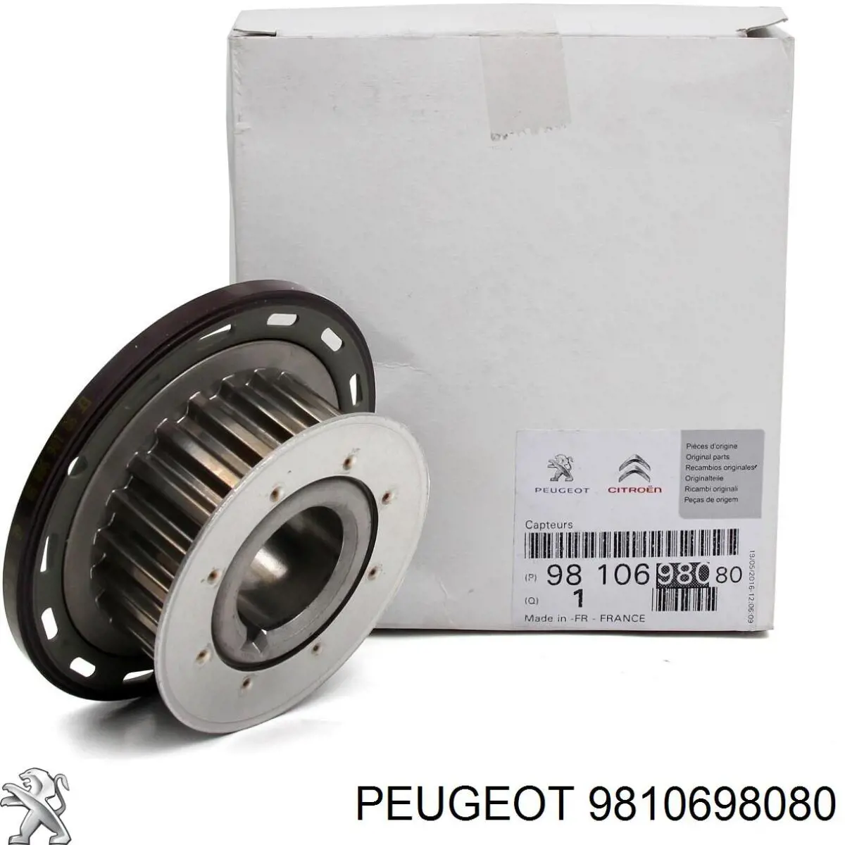 9810698080 Peugeot/Citroen Koło zębate walcowe napędu wałka rozrządu
