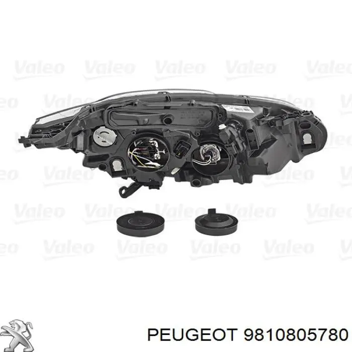Reflektor lewy Peugeot/Citroen 9810805780 cena, od 435,86 USD