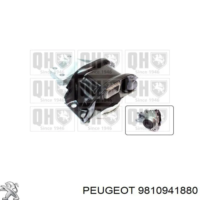 Poduszka (podpora) silnika przednia Peugeot 308 I hatchback (4A, 4C) (2007 - 2014) cena, od 33,22 USD