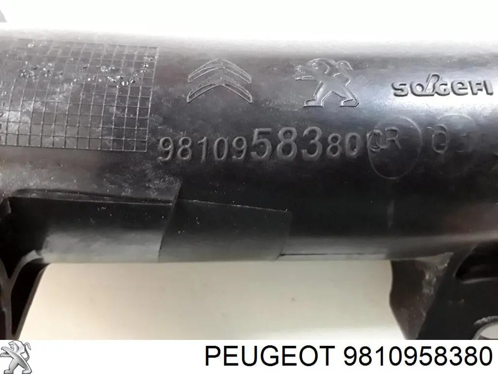 Do koszyka 9810958380 Peugeot/Citroen Przewód (króciec) intercoolera