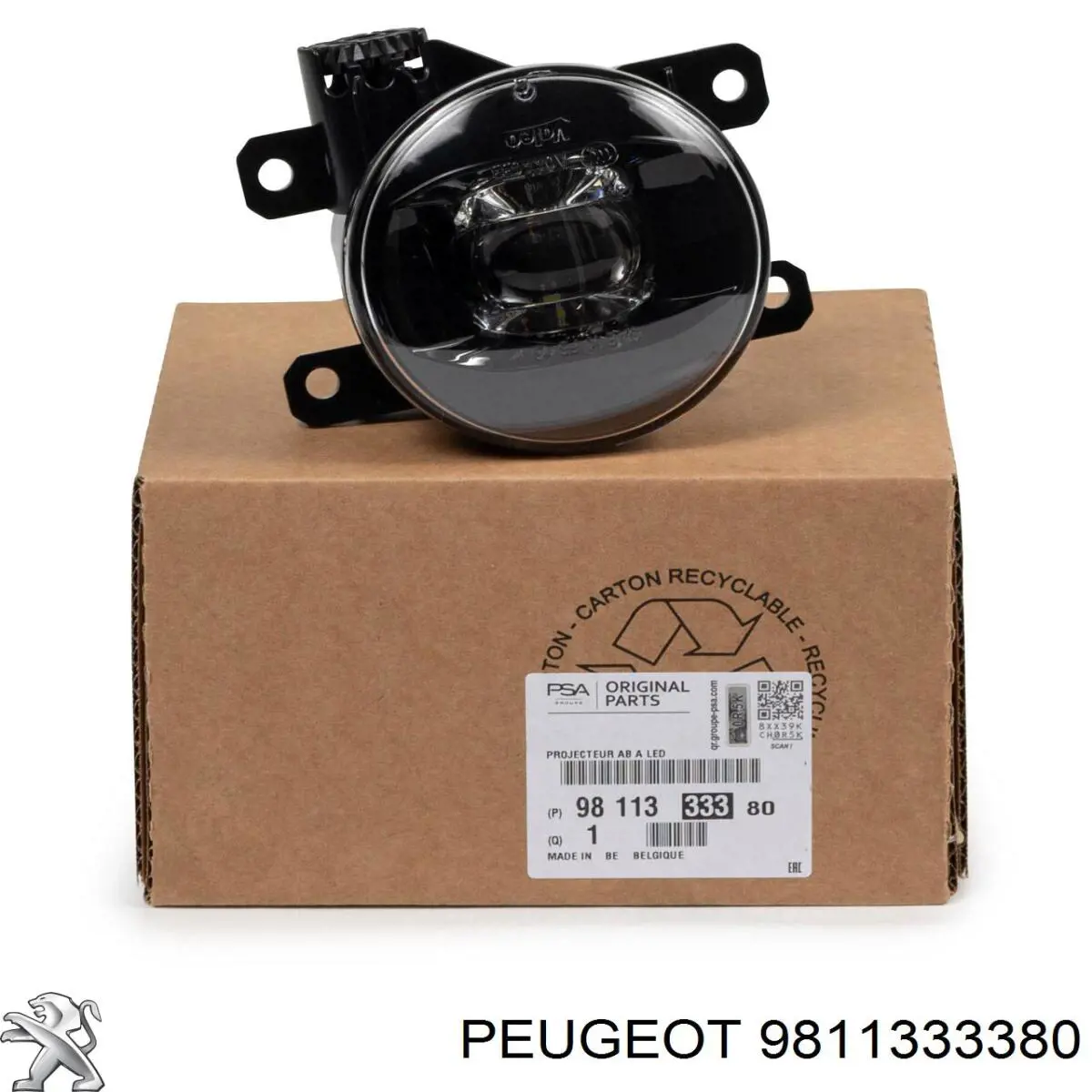 Lampa przeciwmgielna lewa/prawa 9807432580 Peugeot/Citroen