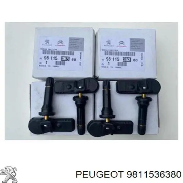 9811536380 Peugeot/Citroen Czujnik ciśnienia w oponach