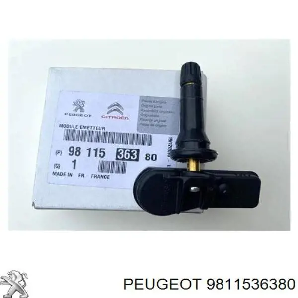 Czujnik ciśnienia w oponach Peugeot/Citroen 9811536380 cena, od 74,40 USD