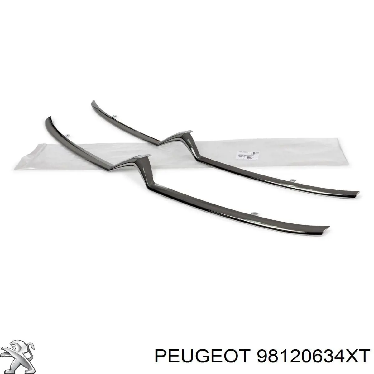98120634XT Peugeot/Citroen Atrapa chłodnicy