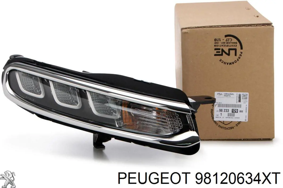 Do koszyka 98120634XT Peugeot/Citroen Atrapa chłodnicy