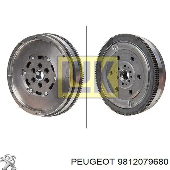 9812079680 Peugeot/Citroen Koło zamachowe silnika