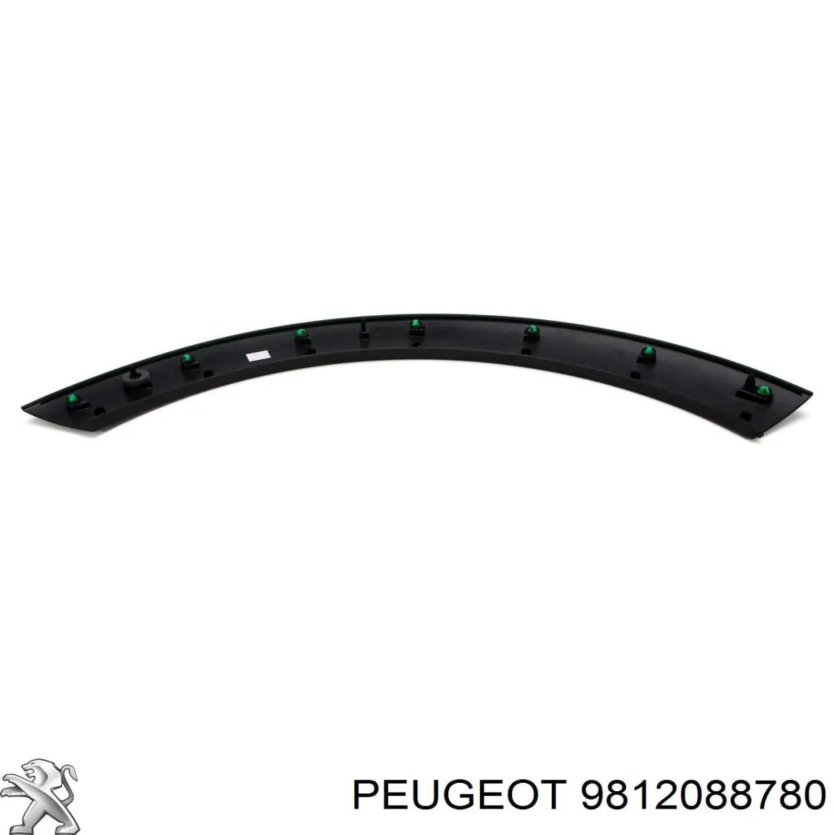 9812088780 Peugeot/Citroen Poszerzenie (nakładka) reperaturki tylnego błotnika prawy