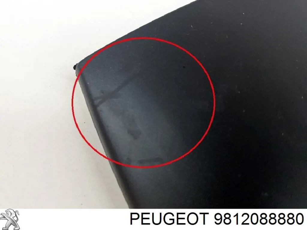 Do koszyka 9812088880 Peugeot/Citroen Poszerzenie (nakładka) reperaturki tylnego błotnika lewy