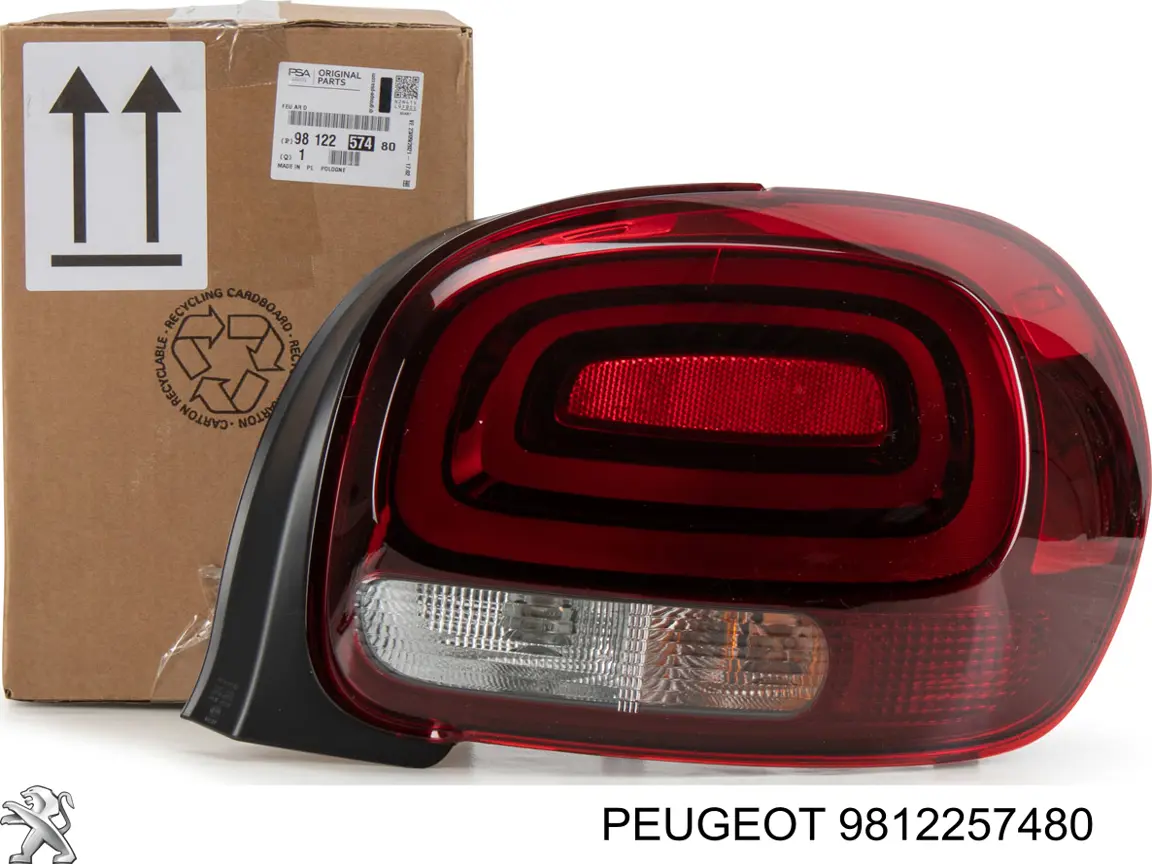 Lampa zespolona tylna prawa Peugeot/Citroen 9812257480
