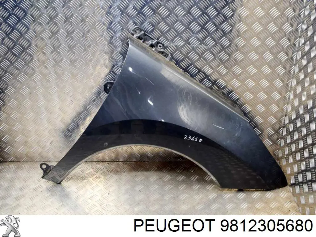 Błotnik przedni prawy do Peugeot 5008 II 