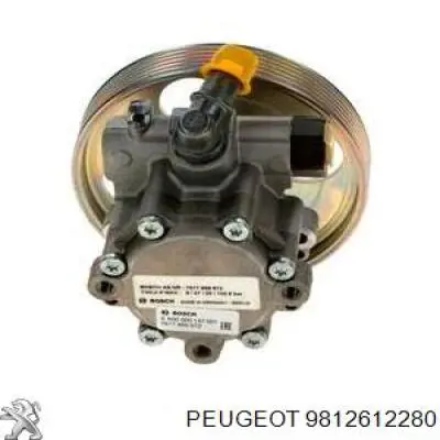 Pompa wspomagania hydraulicznego kierownicy Peugeot/Citroen 9812612280