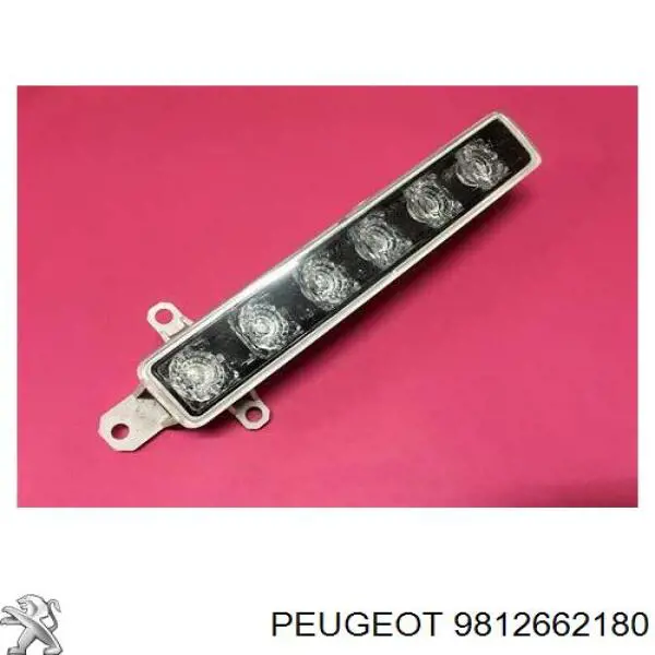 Reflektor jazdy dziennej Peugeot/Citroen 9812662180