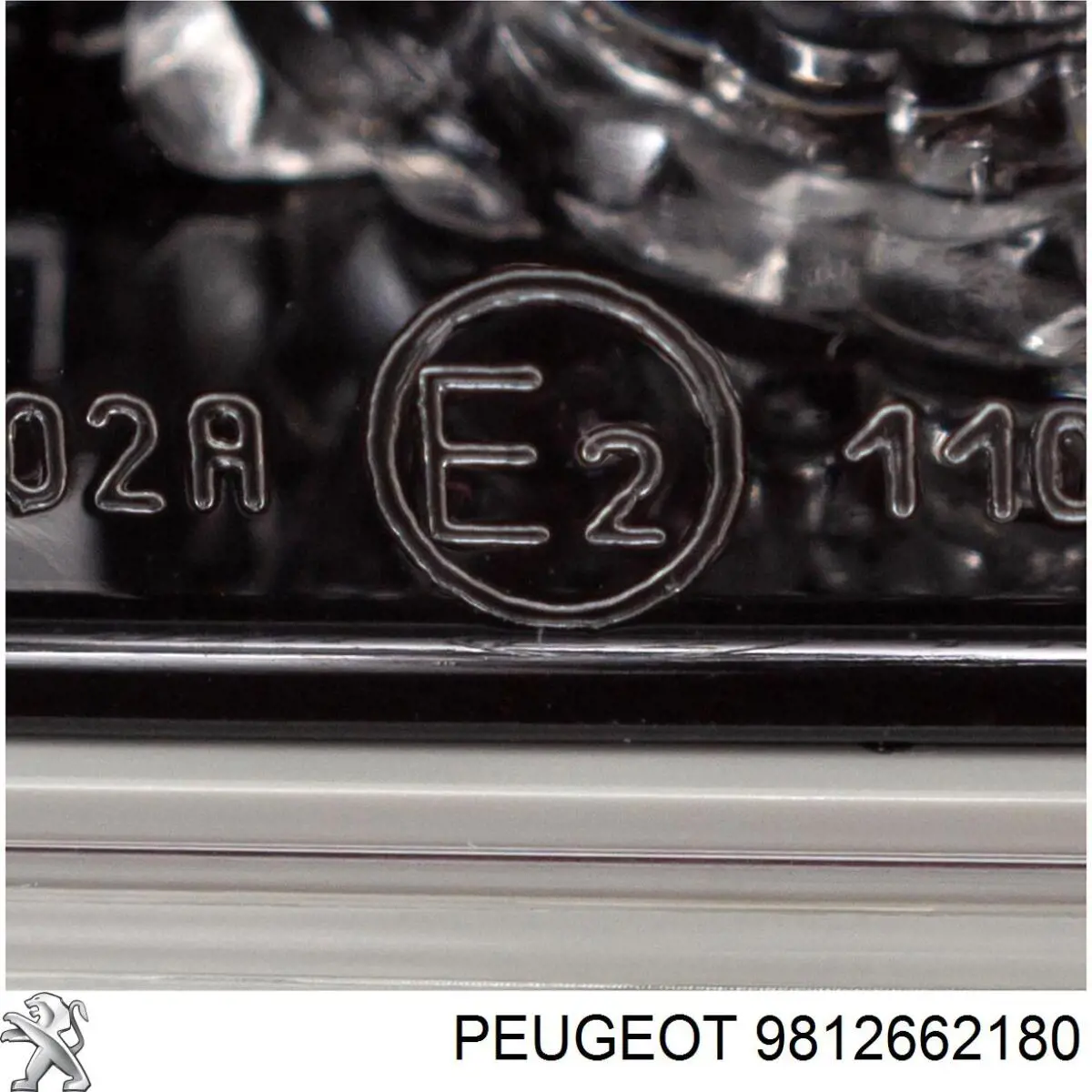 Reflektor jazdy dziennej 9812662180 Peugeot/Citroen