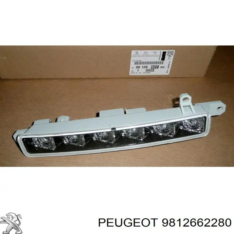 Reflektor jazdy dziennej 9812662280 Peugeot/Citroen