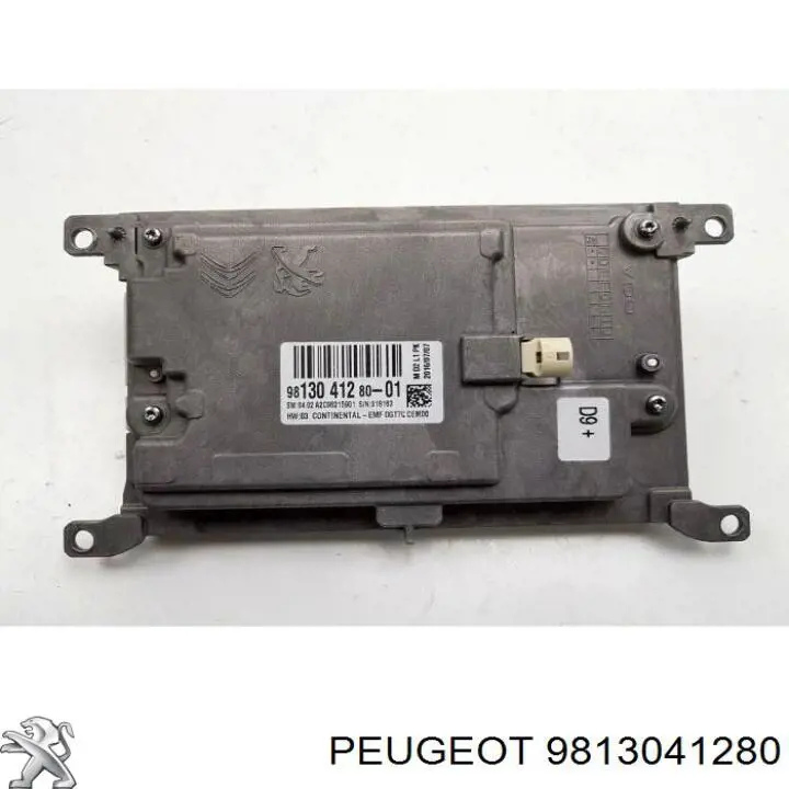 Do koszyka 9825031680 Peugeot/Citroen Wyświetlacz wielofunkcyjny