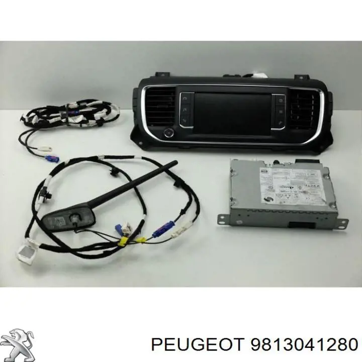 9825031680 Peugeot/Citroen Wyświetlacz wielofunkcyjny