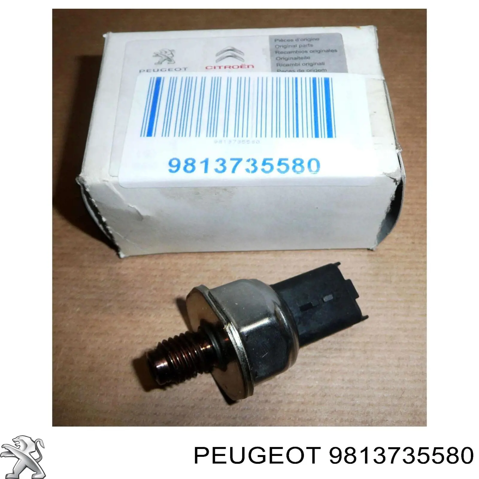 9813735580 Peugeot/Citroen Czujnik ciśnienia paliwa