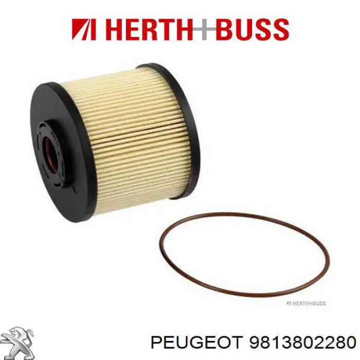 Do koszyka 9813802280 Peugeot/Citroen Filtr paliwa