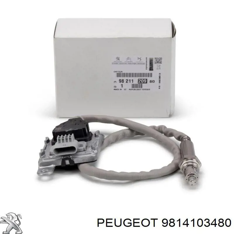Czujnik temperatury spalin, przed filtrem cząstek stałych 9814103480 Peugeot/Citroen
