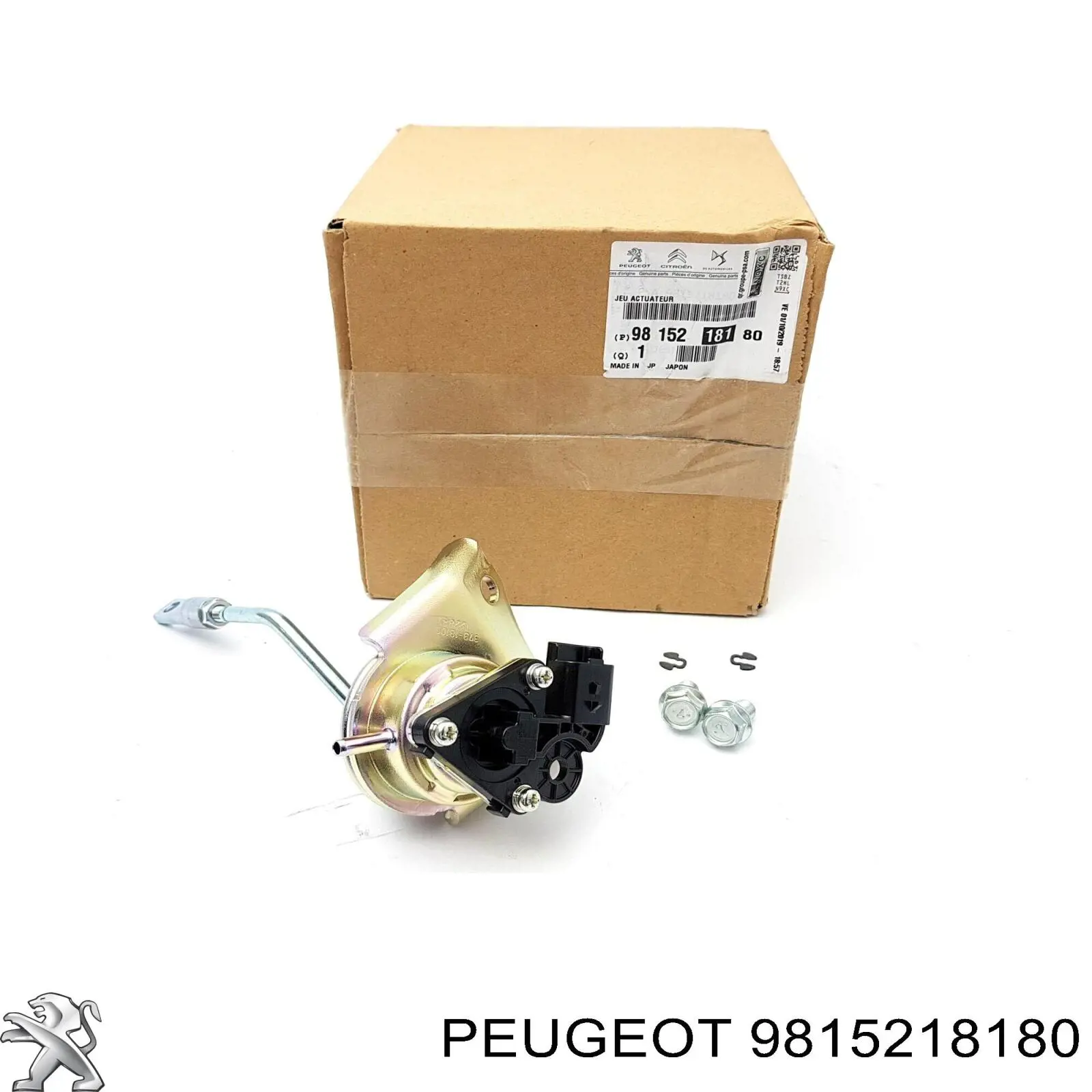 9815218180 Peugeot/Citroen Zawór (aktuator) sterowania turbiną