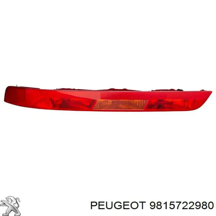 Do koszyka 9815722980 Peugeot/Citroen Lampa zespolona tylna lewa