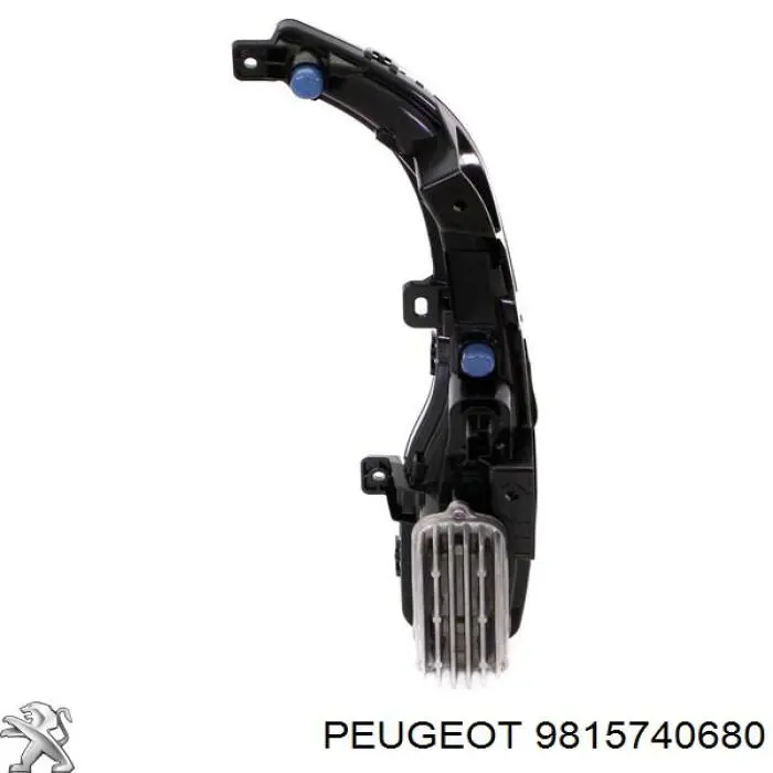 9815740680 Peugeot/Citroen Reflektor do jazdy dziennej prawy