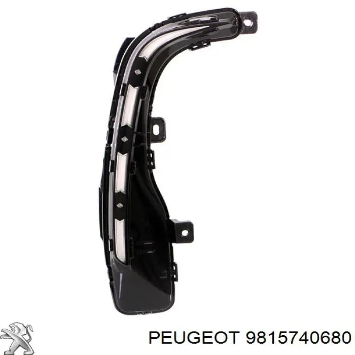 Reflektor do jazdy dziennej prawy Peugeot/Citroen 9815740680 cena, od 156,85 USD