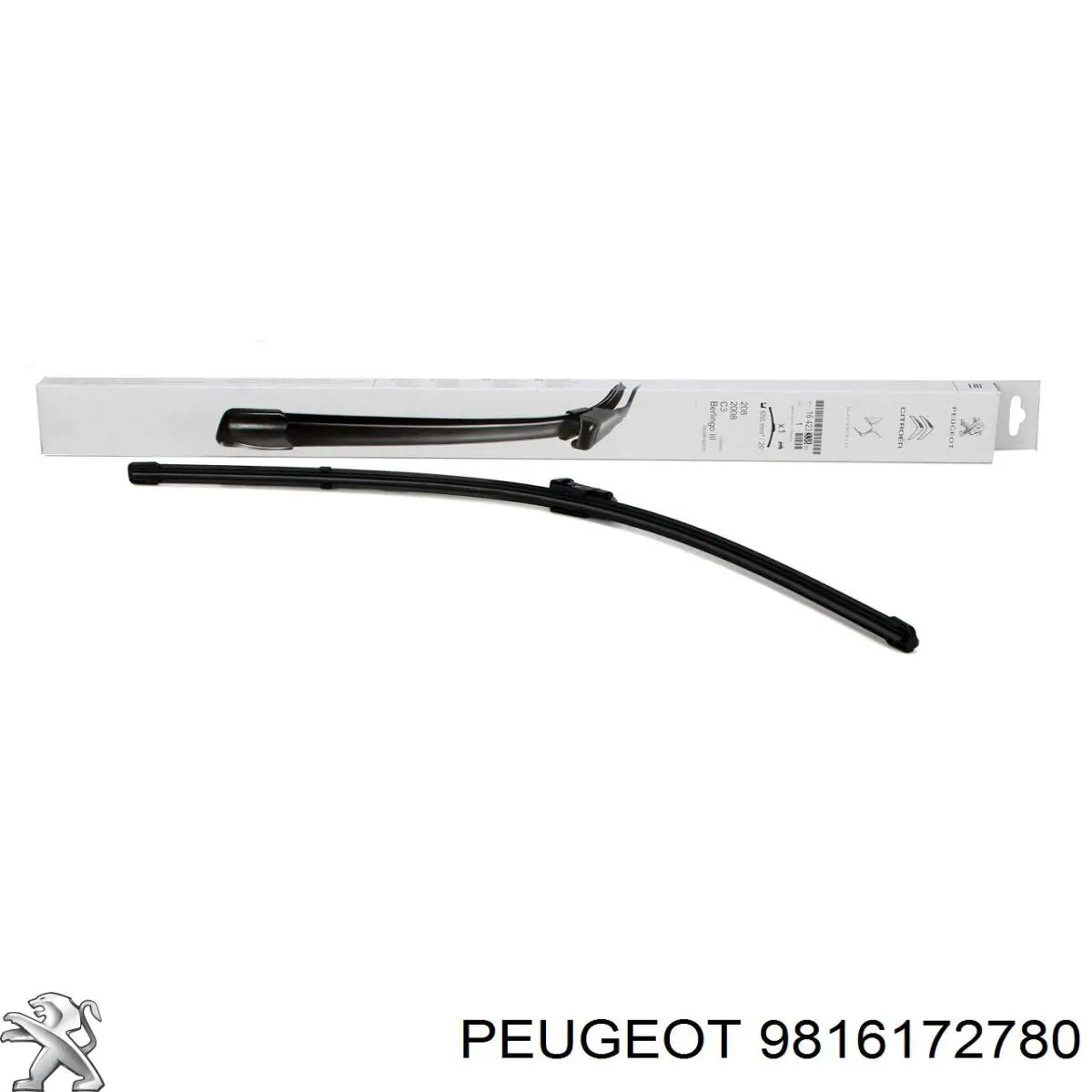 9816172780 Peugeot/Citroen Silniczek wycieraczki szyby przedniej lewy