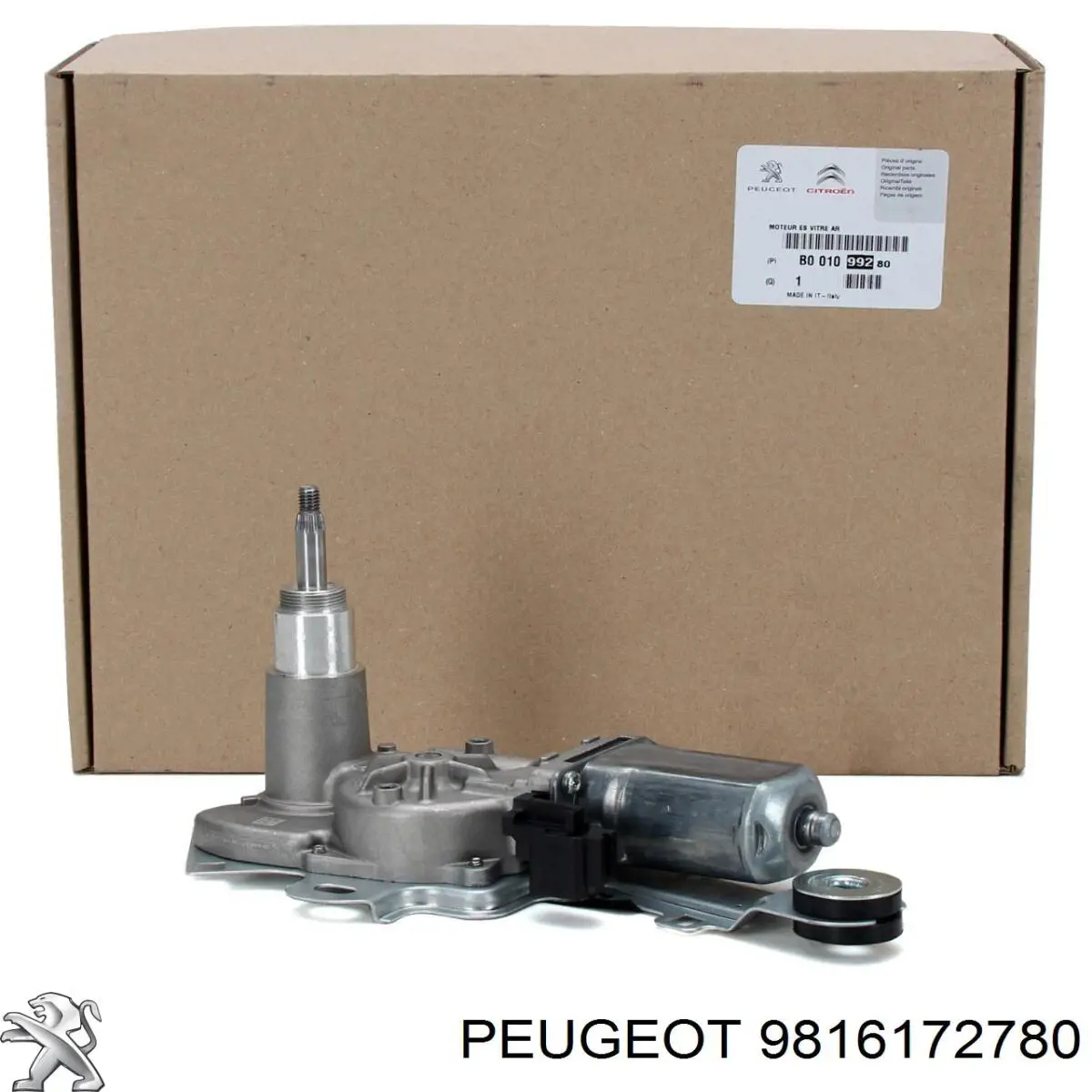 Do koszyka 9816172780 Peugeot/Citroen Silniczek wycieraczki szyby przedniej lewy