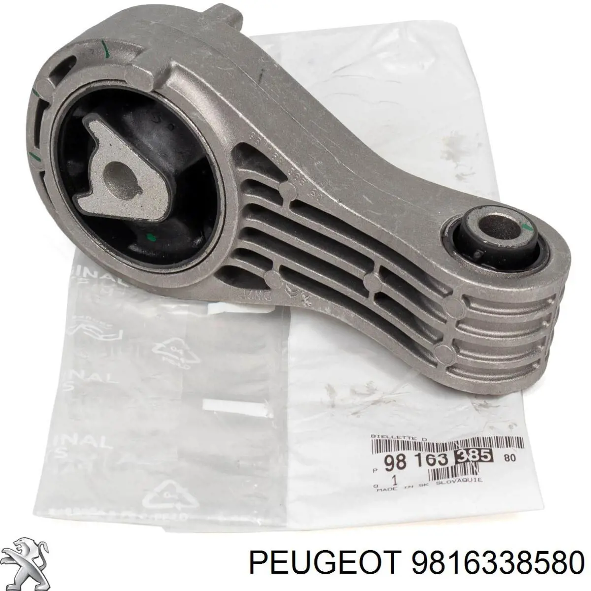 9816338580 Peugeot/Citroen Poduszka (podpora) silnika prawa górna