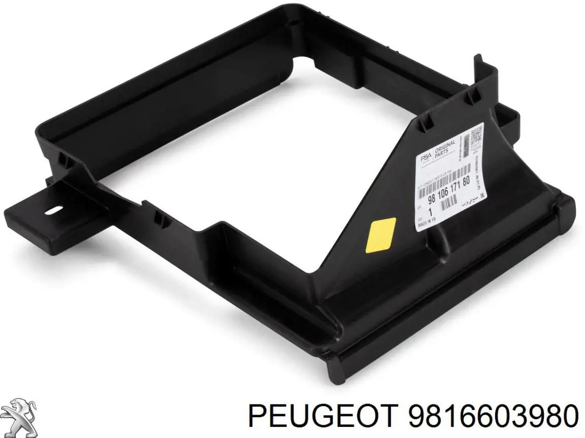 Osłona chłodnicy górna (panel mocowania reflektorów) Peugeot/Citroen 9816603980