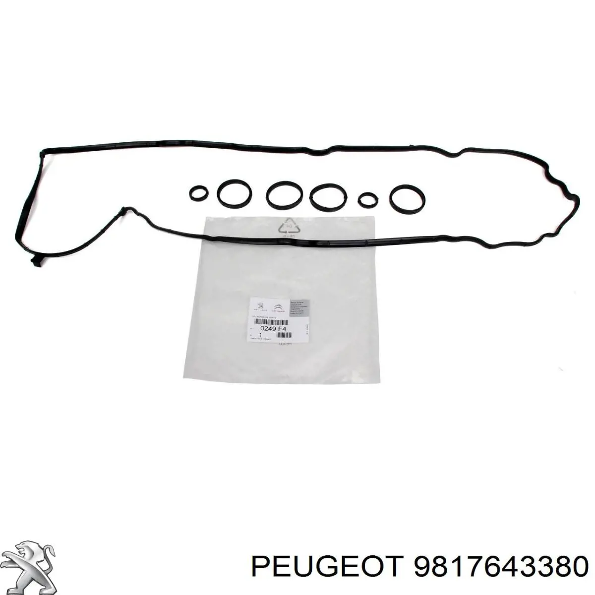 9817643380 Peugeot/Citroen Uszczelka pokrywy zaworowej silnika