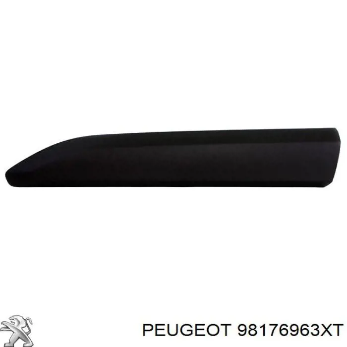 Do koszyka 98176963XT Peugeot/Citroen Listwa ochronna drzwi przednich lewych dolna
