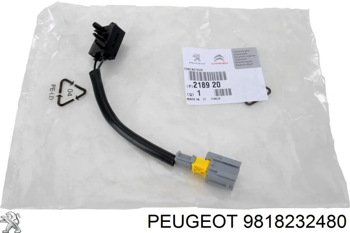 Czujnik włącznika świała stop 9818232480 Peugeot/Citroen