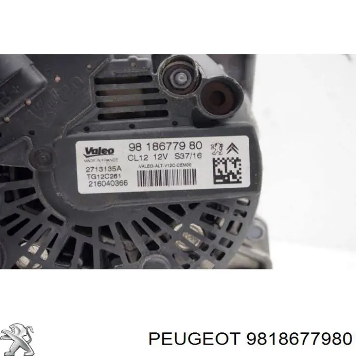 9818677980 Peugeot/Citroen Alternator