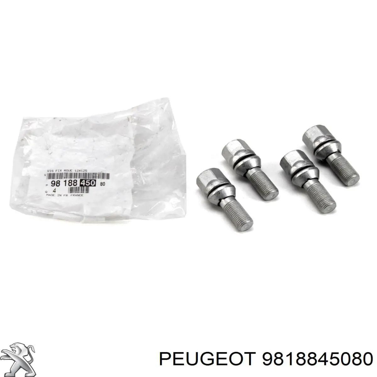 Śruba koła Peugeot/Citroen 9818845080 cena, od 4,72 USD