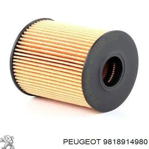 Filtr oleju Peugeot/Citroen 9818914980 cena, od 8,25 USD