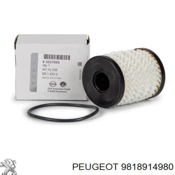 Do koszyka 9818914980 Peugeot/Citroen Filtr oleju