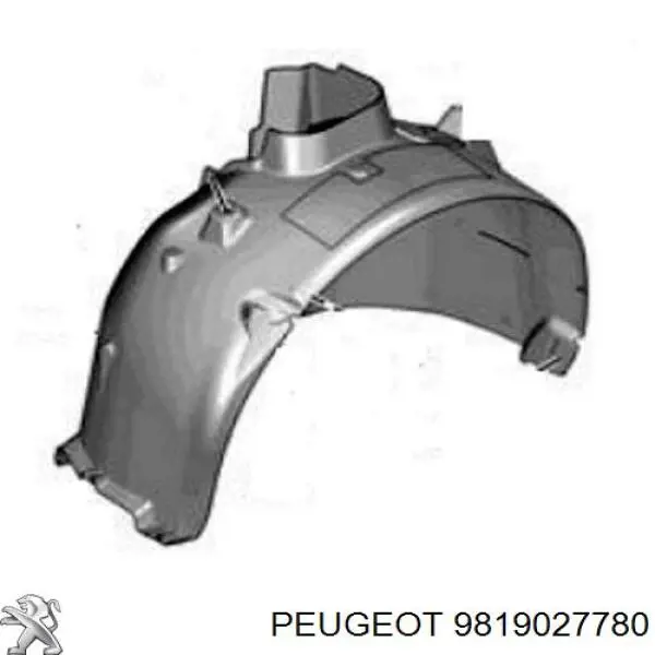 Nadkole błotnika przedniego lewe Peugeot/Citroen 9819027780 cena, od 40,64 USD
