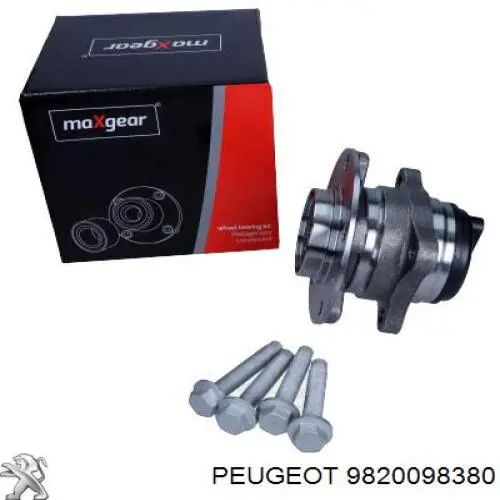 9820098380 Peugeot/Citroen Piasta tylna