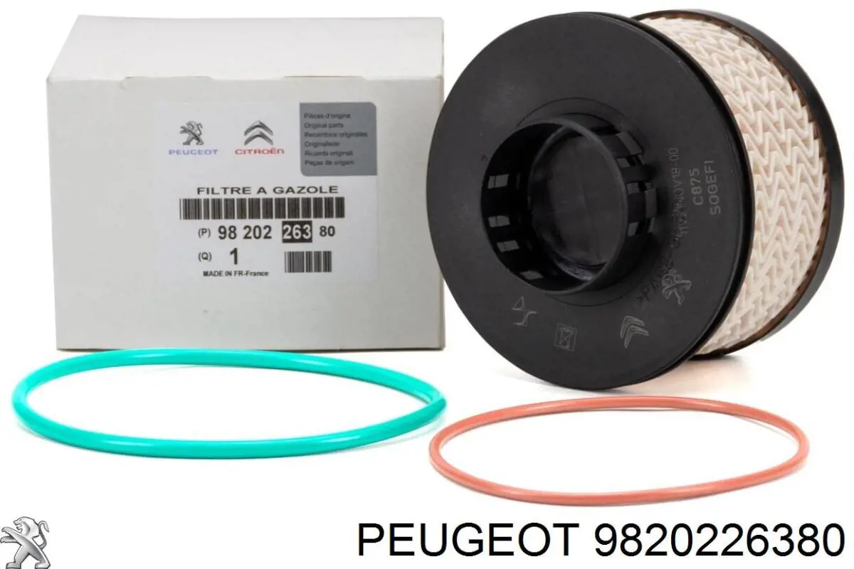 Filtr paliwa 9820226380 Peugeot/Citroen